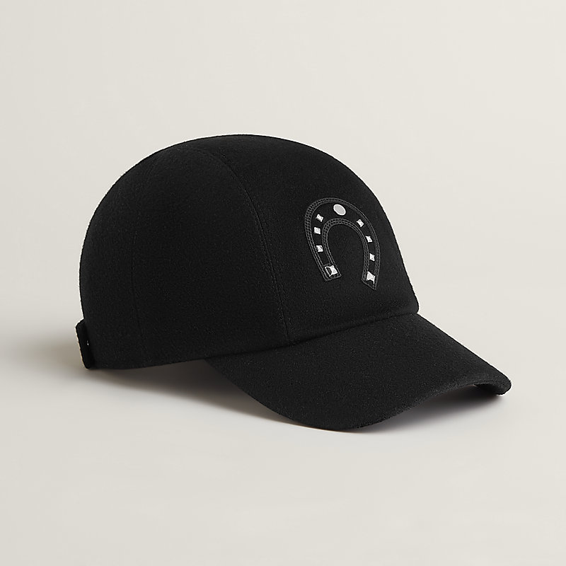 HERMES　キャップ　デイヴィス　H　　サイズ56　ブラック Davis Lucky cap - Black | Hermès USA